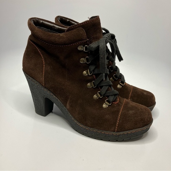 Boc suede‎ leather heeled boots size 11 - Picture 3 of 8